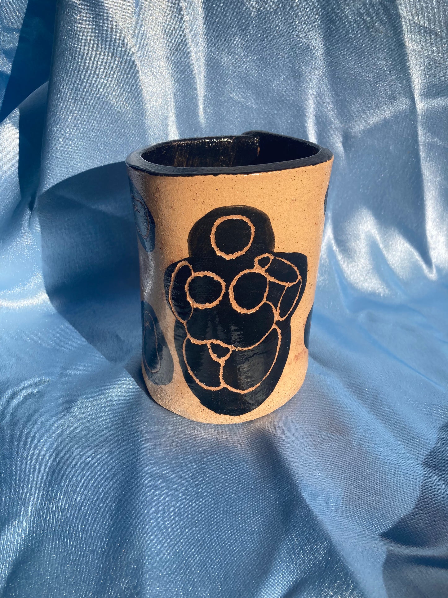 Abstract Lady & Plants Dimple Cup
