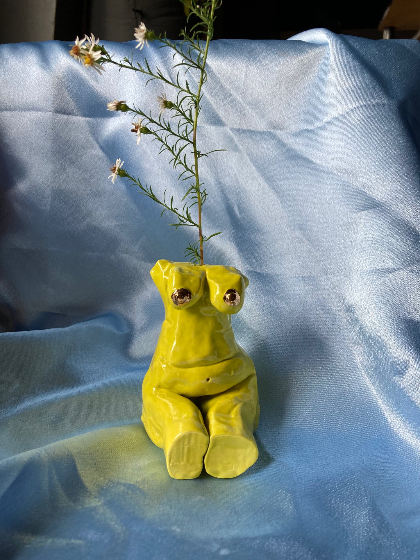 Lime Lady Vase