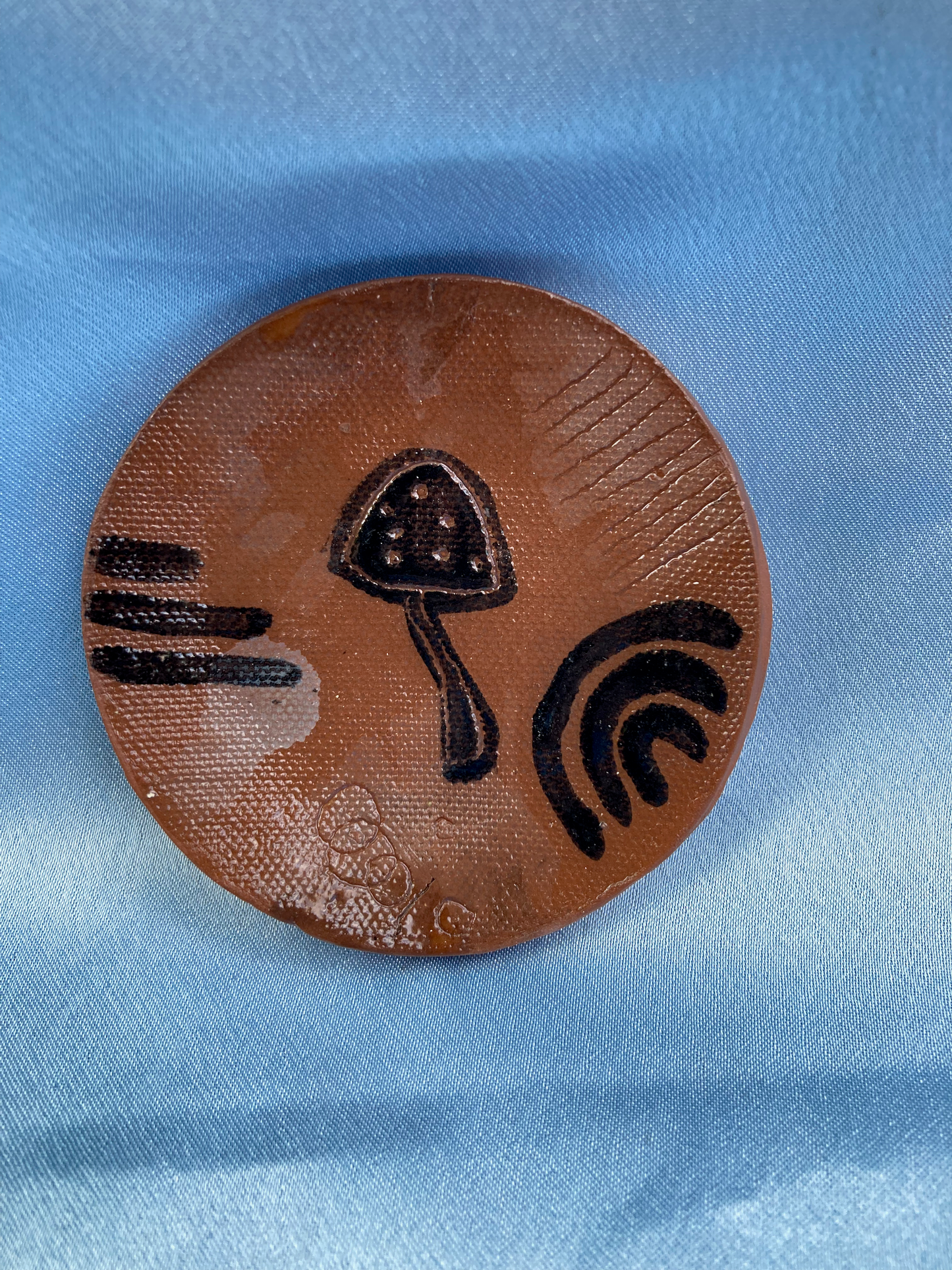 Funky Mushroom Plate