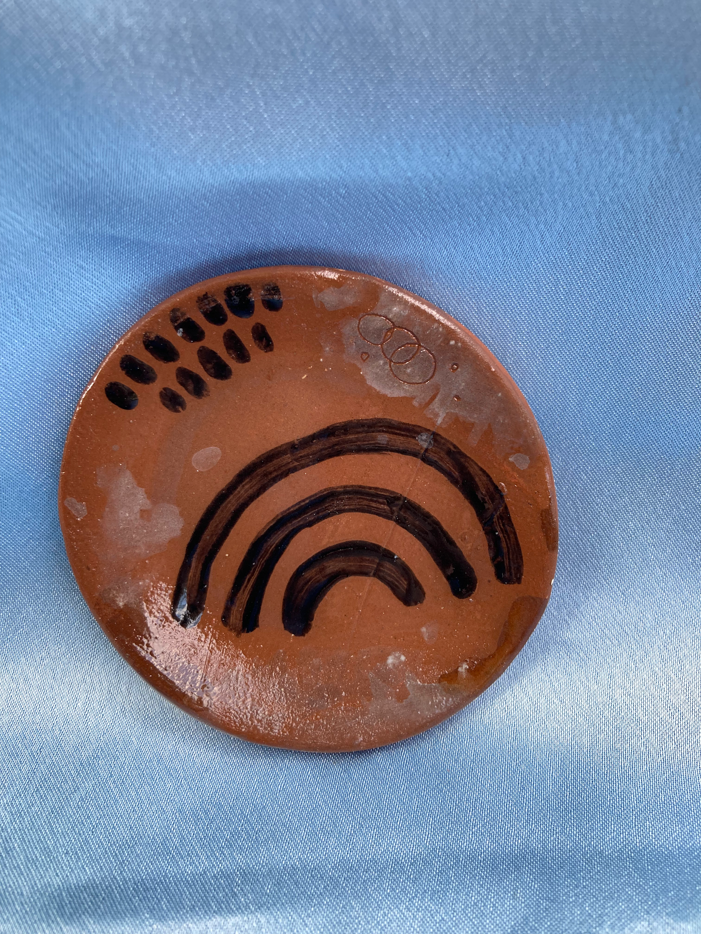 Funky Rainbow Plate
