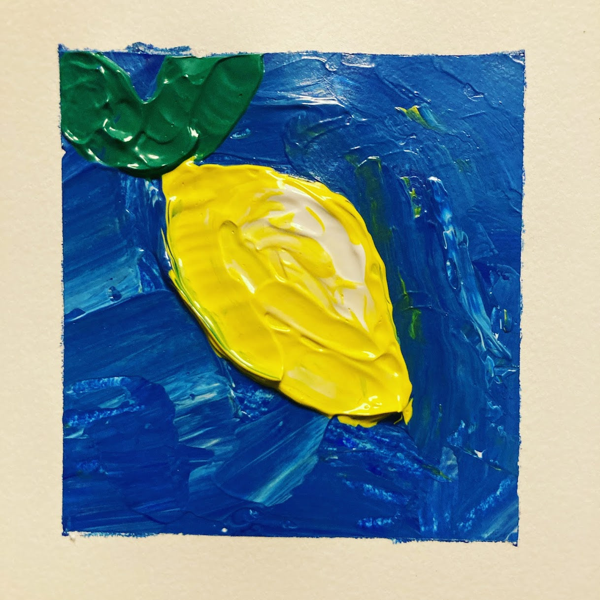 Pallet knife lemon