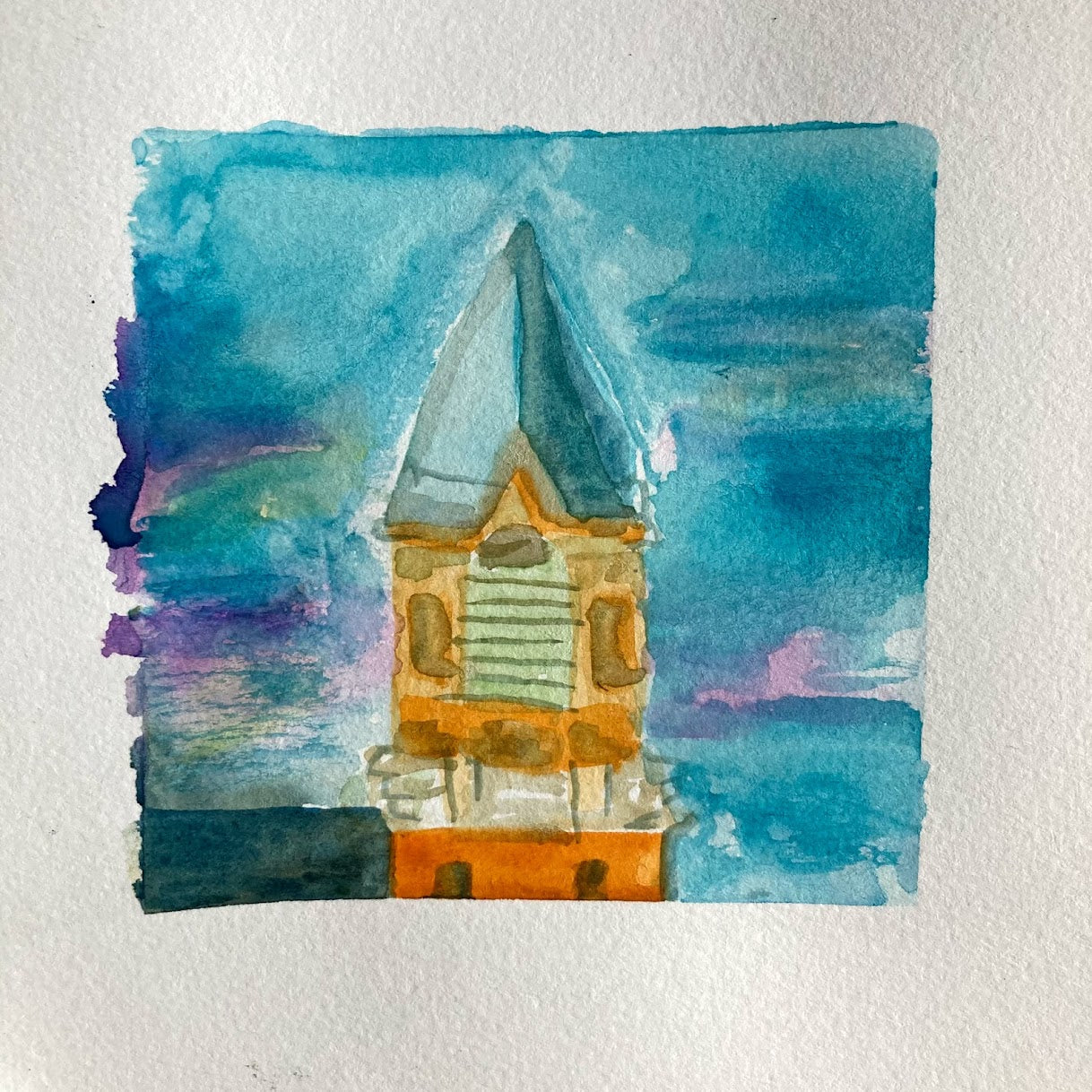 Church across the street