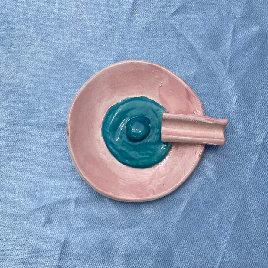 Pink & Blue Boob Ashtray